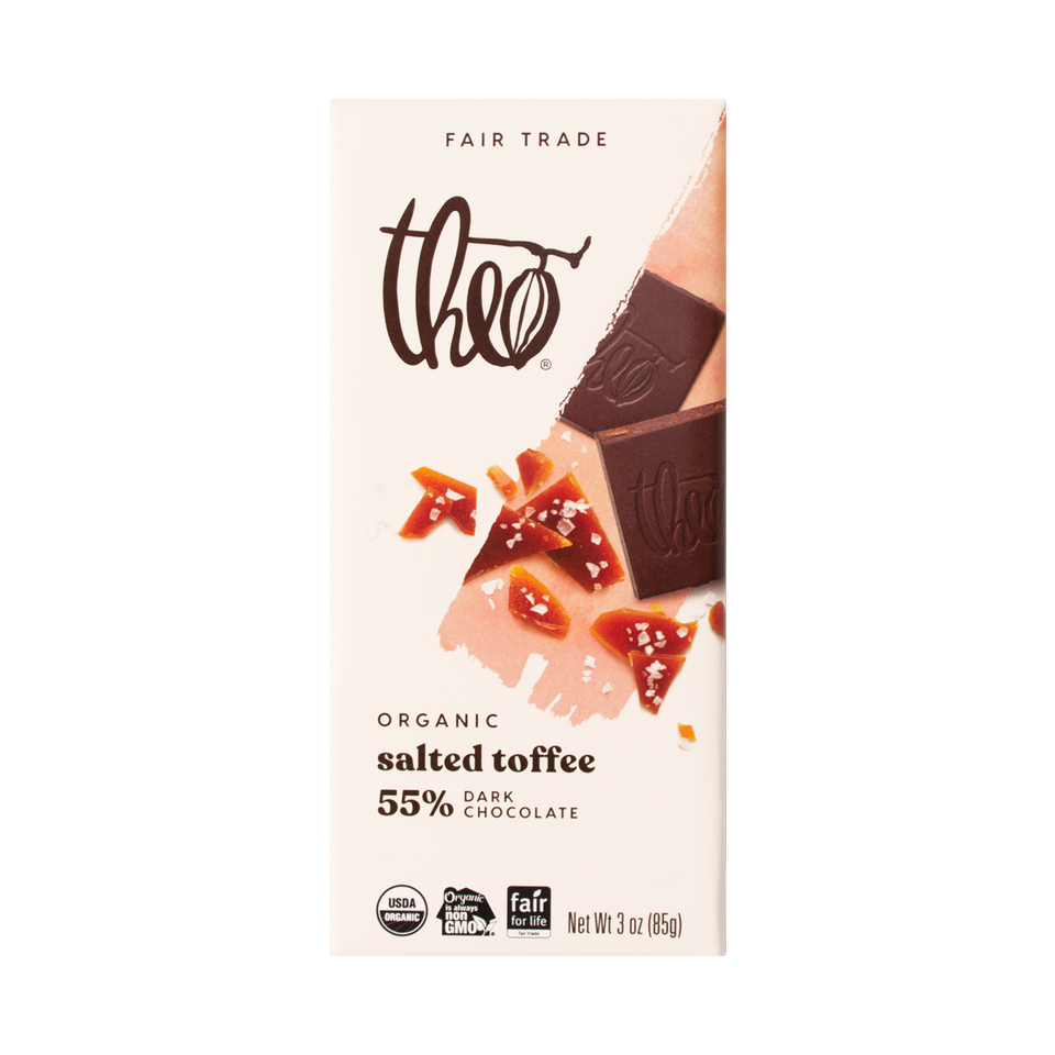 Salted Toffee 55% Dark Chocolate 3-Pack (One-Time Order)